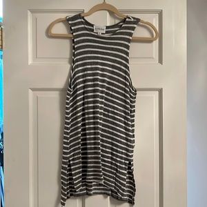 Olive and Oak stripe tank